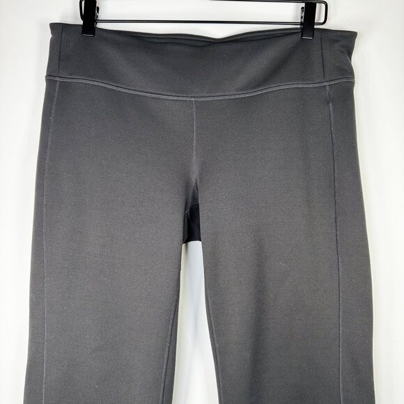 Athleta Pants Womens Large Gray Flare Yoga Activewear Stretch Gym Style 790992 - Picture 2 of 14